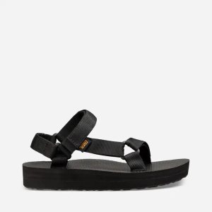 Teva Midform Universal Damen Plateau Sandalen Schwarz (Österreich)